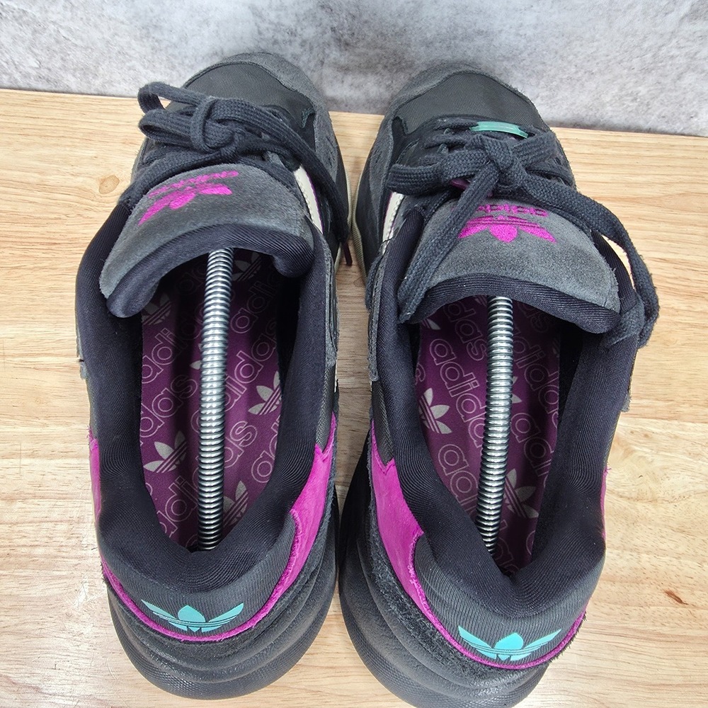 Adidas Retropy F90 Sneakers Mens 12 Black Magenta Lace Up Casual Shoes HP8020 - Picture 8 of 11